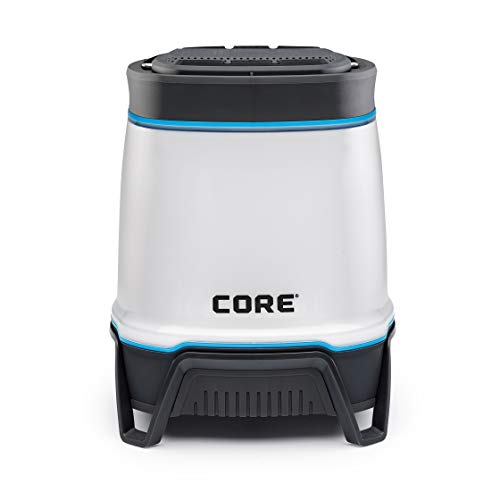 CORE 1250 Lumen Rechargeable Bluetooth Speaker Lantern with USB Output, Charges Phones