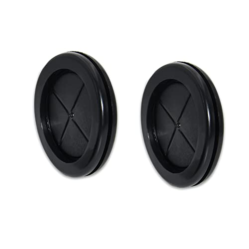 Flyshop Black 47mm 1-27/32" Hole Plug, 36mm 1-27/64" ID, Drill Hole Grommets Synthetic Rubber Grommets Wire Protection, Round, Double-Sided, 4-Pack (Size 36mm x 47mm) - size: 1-7/8" (47mm) Drill Hole