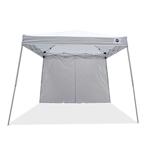 Impact Canopy 283010001 Slant Leg Canopy, White-One Sidewall - color: White, style: One Sidewall