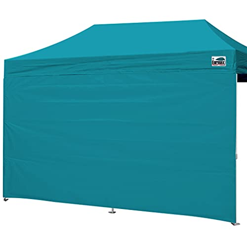 Eurmax USA 10x20 Pop Up Canopy SunWall-UV Protection for Tents,Blocks Sunlight&Wind,Water Resistant Side Wall Only,Easy Hook & Loop Installation,Fit for 20FT Straight Leg Shelters&Gazebo,Turquoise - color: turquoise, size: 10x20