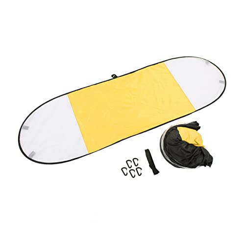 Inflatable Lounger Air Sofa Chair with Sunshade,Outdoor Inflatable Sofa,Portable Water Proof Couch, for Outdoor, Beach, Hiking, Picnics, (Black Plus Yellow)