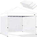 Canopy Sidewalls for 12x12 Pop Up Canopy 99% UV Protection, Waterproof, 3 Pcs Sidewalls Only,(White) - color: White, size: 12X12