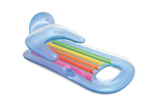 Intex King Kool Inflatable Lounge, 63" X 33.5", 1 Pack (Colors May Vary)