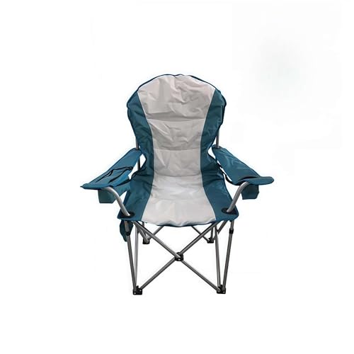 Wild Scape Oversized Folding Camping Chair for Adults, Foldable Beach Chairs with Cup Holder, Cooler Pocket, Amazon's Best Value for Heavy Duty, Fishing Chair for Outdoor, Garden Picnic, Teal - color: Teal