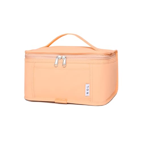 NOL Natural Organic Lifestyle Small Lunch Bag Mini Lunch Box Insulated Lunch Bag for Men/Women Leakproof Cooler Tote Bag Lightweight Nylon Waterproof Lunch Box For Work, Orange-1 - color: Orange-1, size: Medium(5 Liters)