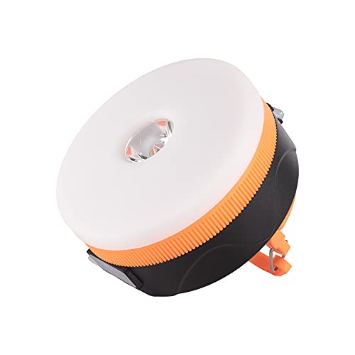 LIT-PaTH Rechargeable LED Camping Lighting Fixture Camping Lantern with Magnet Base, 1800 mAh, Survival Kit for Emergency, Hurricane, Outage, Small Orange, 1-Pack - size: 1-Pack, style: Small Orange