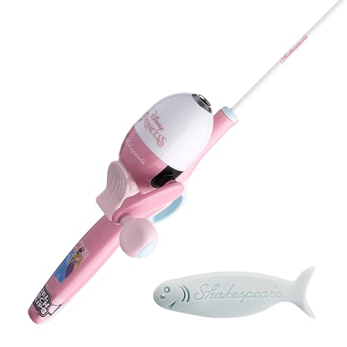 Shakespeare Youth Fishing Reel and Rod Combo - color: Disney Princess Beginner