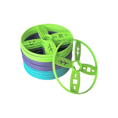 Ivtivfu Flying Disc Launcher Toy Supplements (24PCS), Outdoor Toys for Ages 3 4 5 6 7 8 Boys and Girls, Suitable for Handheld and Stomp Disc Launchers, Outside Kids Games for Beach Yard and Park