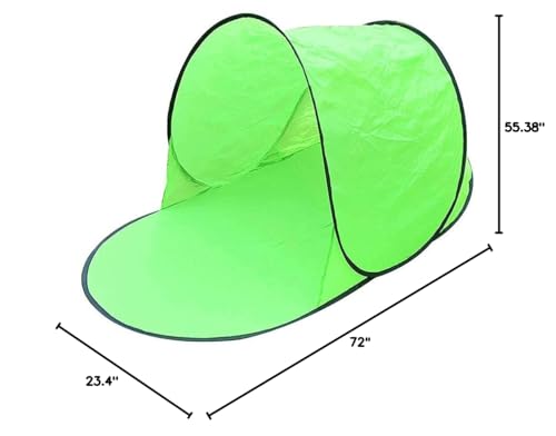 Up Beach Tent, Portable Outdoor Beach Shade Tent, UPF 50 Beach Shelter, Easy Setup Windproof Waterproof Beach Canopy, Beach Shell Sun Beach Tent Sun Shelter (A)