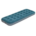 DIMAR GARDEN Single Size Air Mattress Inflatable Bed Sleeping Pad for Camping, Patterned Flocking Blue - size: Single