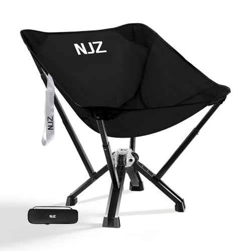 Folding Outdoor Chair — Easy Outdoor Comfort, Simple One-Piece Design, Stable Aluminum Frame, Relaxed Seating for Backyard, Camping & Everyday Use - color: Black, size: A