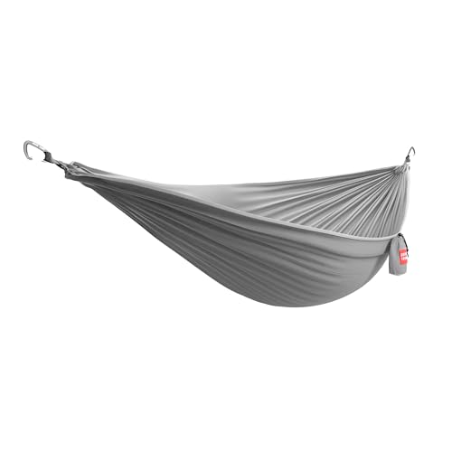 Grand Trunk Single Hammock: Nano 7 Premium Ultra Light made with Ripstop Nylon for Camping and Travel includes Carabiners