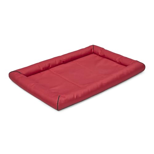 MidWest Homes for Pets Water Repellant Easy Wipe Clean Ultra-Rugged MAXX Dog Beds, Super Durable Dog Bed Designed to Fit 42-inch Dog Crates, Features Slip Resistant Bottom, Part 40542-RD, Red - color: Red, size: 42 Inch