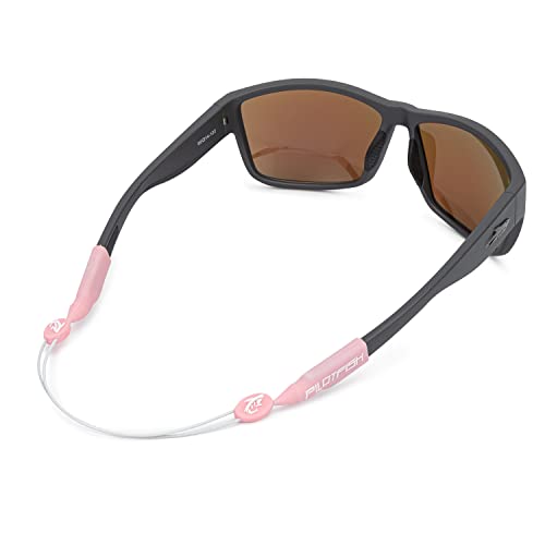 Pilotfish No Tail Adjustable Eyewear Retainer Cable Strap: Sunglasses, Eyeglasses, Glasses (14 Inch, Pink Flamingo) - color: Pink Flamingo, size: 14 Inch