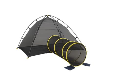 Product Image Outback Jack Outdoor Cat Enclosures for Indoor Cats (Portable Cat Tent, Outdoor Cat Tent, Cat Tunnel, and Playhouse) Play Tents for Cats, Outside Enclosure (Kitty Compound Play House) - style: Kitty Compound Play House