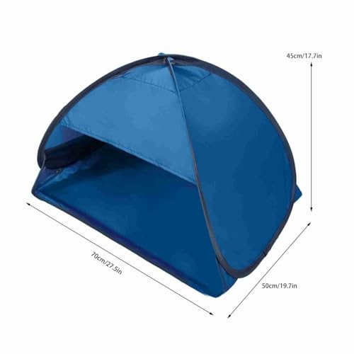 Sun Shelter with Carry Bag – Polyester Sun Protection Canopy for Beach, Picnic & Outdoor Travel, Compact Shade Tent for Pets, Lounging & Phone Use(M) - size: M