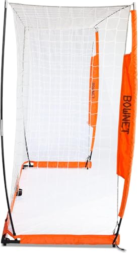 Bownet Portable Folding Soccer Goal – Pop Up Backyard & Training Soccer Net for Indoor or Outdoor – Easy Setup with Carry Bag - size: 6'6\ x 18'6\