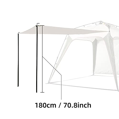 Pop Up Canopy Sun Shelters Shade Tent Pop Up 8.2' X 8.2' - Instant Portable Sports Cabana Umbrella, Easy Set-up and Take Down, with Sun Protection and One Shade Wall Included (Beige) - color: Beige