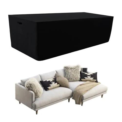 Tempera Patio Furniture Covers,Outdoor Table And Chair Covers Waterproof, Outdoor Dining Set Cover,Heavy Duty Rectangle Patio Furniture Cover,62''L x 42''W x 27.8''H,Black - color: Black, size: 62''L x 42''W x 27.8''H