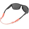 Pilotfish No Tail Adjustable Eyewear Retainer Cable Strap: Sunglasses, Eyeglasses, Glasses - color: Salmon, size: 14 Inch
