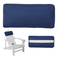 Headrest Pillow for Patio Chaise Lounge Chair, Outdoor Chaise Pillows with Adjustable Elastic Stripe Head Resting Pillows for Recliner Office Chair, Dark Blue - color: Dark Blue
