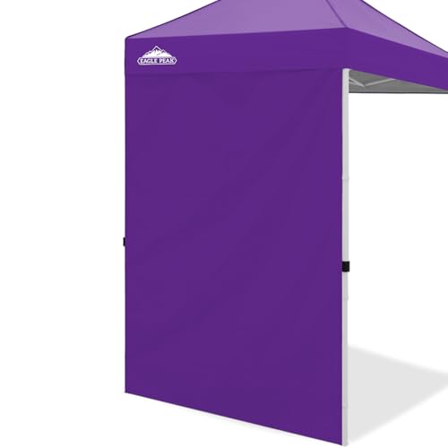 EAGLE PEAK Canopy Sidewall for 5x5 Pop Up Canopy Frame, Single Side Wall Panel Only (Fits 5x5 Straight Leg Frame, Canopy Top or Frame NOT Included), Purple - color: Purple