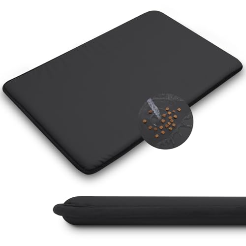 XL Dog Crate Pad, Double-Sided Waterproof Crate Mat Bed, Outdoor Kennel Mat Pet Sleeping for Medium Large Dogs, Waterproof, Wipeable, Anti-Slip, Kennel Pad 41 x 27 Inch, Black - color: Black, size: 41"L x 27"W x 1.2"Th