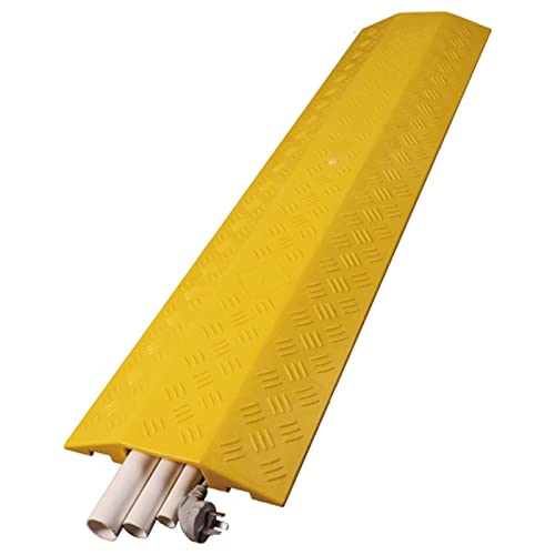 Cable Ramp Protective Cover,Cable Cover,Indoor Cable Protector Floor Cord Cover Cord Protector Single Channel Hose and Cord Protection for Outdoor and Indoor Use,100x25x4 cm - size: 100x25x4 cm