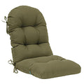 QILLOWAY Outdoor High Back Chair Cushion for Adirondack, All Weather Rocking Chair Cushions Thick Padded Replacement for Patio Furniture,Sage - color: Sage