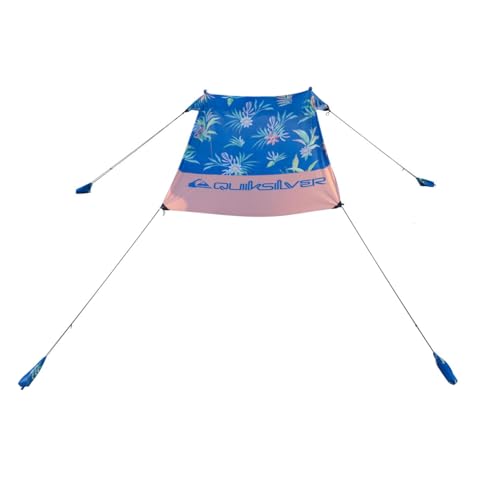 Quiksilver Portable Beach Shelter – UPF 50+ Sun Protection Tent with Sandbag Anchors & Ventilation, Lightweight & Waterproof for Beach, Camping, or Outdoor Use – Fits 4 Adults