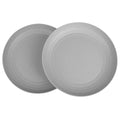 2 Pcs Wheat Straw Plates, 9Inch Unbreakable Dinner Plates, Reusable Plate for Camping,Picninc,Family Color Gray - color: Gray