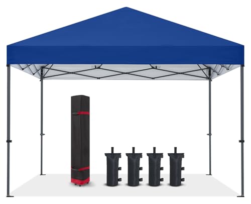 COOSHADE Durable Easy Pop Up Canopy Tent 12x12Ft(RoyalBlue) - color: Royal Blue, size: 12x12Ft