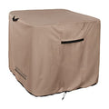 ULTCOVER Waterproof Square Air Conditioner Cover for Outside AC Units Size Upto 36W x 36D x 42H inch - color: Brown, size: 36x36x42 inch