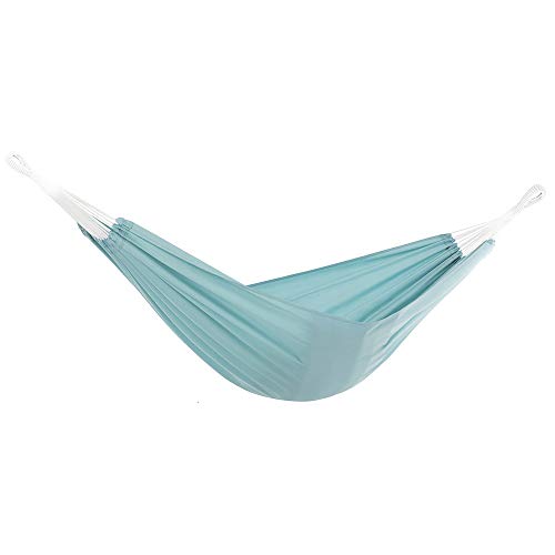 Vivere Double Brazilian Polyester Hammock (Aqua) - color: Aqua
