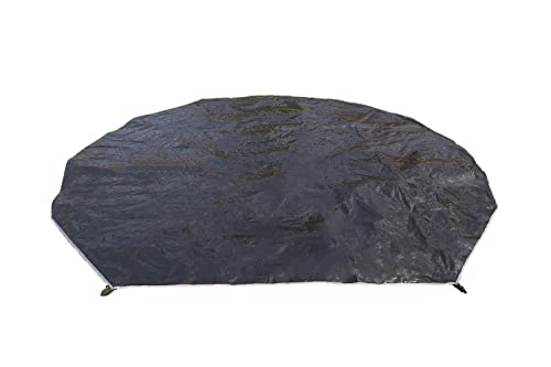DANCHEL OUTDOOR B5PRO/B2/B2A Bell Tent Footprint, 3/4/5/6m Waterproof Round Tarp Ground Sheet for Canvas Yurt Tent Floor Protector Camping Glamping Accessories - size: 5m/16.4ft