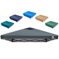 10x10 Pop Up Canopy Replacement Top Cover with Air Vent for Straight Leg Canopy Tent, Waterproof for Outdoor Garden Patio Camping Sun Shade (Dark Gray) - color: Dark Gray