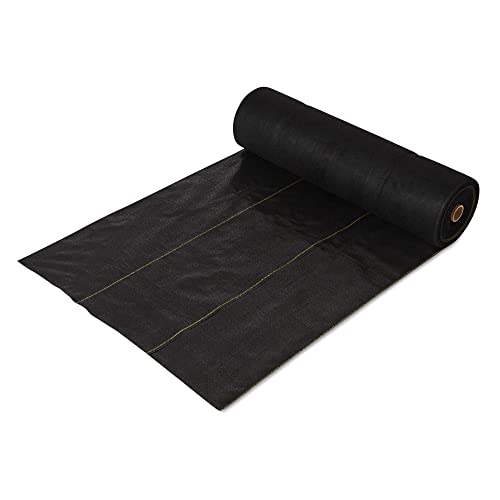 Dewitt Pro-5 Weed Barrier Fabric 5 oz, 6 x 250 Feet – Heavy-Duty Woven Landscape Ground Cover Mat for Raised Garden Bed, Greenhouse Gardening, Outdoor Landscaping, and Commercial Planting - size: 1 Pack, style: 6' x 250'
