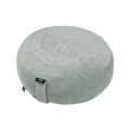 Meditation Cushion,Comfortable Floor Pillow, Memory Foam Fill in Meditation Pillow with Velvet Cover,Floor Cushion Seating for Adults,Premium Yoga Bolster (Grey)