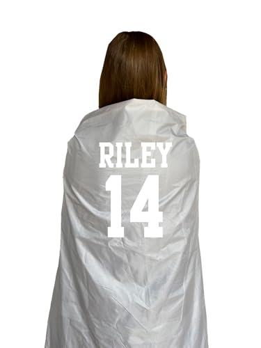 Threadart Personalized Outdoor Rainproof & Windproof Thick Stadium Blanket | for Camping, Picnic, Sports, Festivals, Football, Baseball, Concerts, Parks, Beach 55" x 79" - color: BLACK/GREY