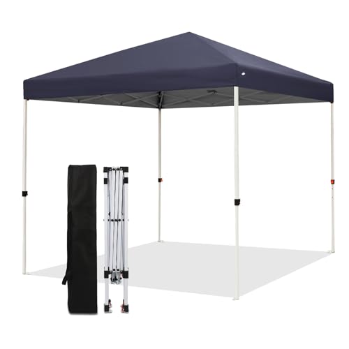 Northroad 8X8 FT Pop Up Canopy, Outdoor Instant Canopy Tent w/Carrying Bag, Portable Gazebo Shelter for Wedding Party,Commercial Event,Patio,Garden,Beach -Dark Grey - color: Dark Grey, size: 8x8