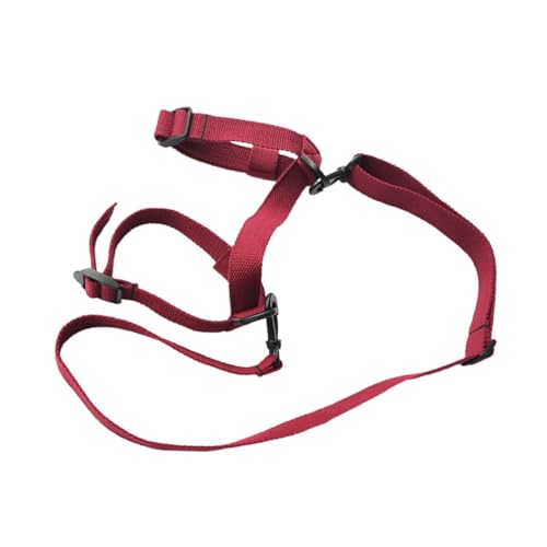 VANZACK Sturdy Polyester Carrying Strap for Picnic Blanket and Yoga Mat, Lightweight Outdoor Travel Sling Handle, Red Picnic Blanket Carry Strap for Hiking and Camping