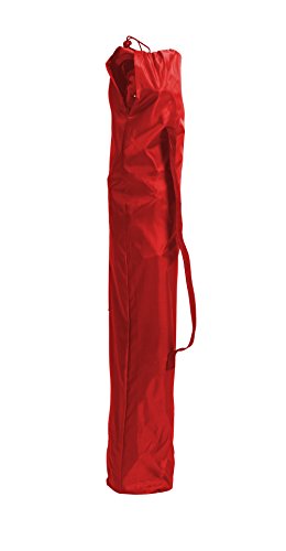 Quik Shade Chair Portable Folding Chair with Arm Rest Cup Holder and Carrying and Storage Bag, Red (146115) - color: Red