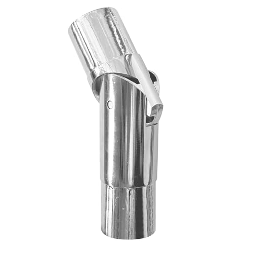 Patio Umbrella Accessories, Outdoor Umbrella Replacement Parts, Push-Button Tilt Adjustment for Garden Umbrellas, Silver (1.5inch)