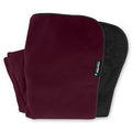 Mambe Extreme Weather Outdoor Blanket - Burgundy, Large - 100% Waterproof and Windproof, Soft Warm Polarfleece with Durable Nylon Shell, Use at Sporting Events, Camping, Picnics, Emergency. - color: Burgundy