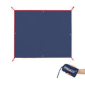 Frelaxy Tent Footprint, Waterproof Camping Tarp, Durable Tent Floor to Elevate Your Camping, Hiking, Backpacking, Hammock, Beach Experience - color: Dark Blue, size: 3 Person—80'' x 80''