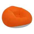 6 PCS Inflatable Bean Bag Chairs, Portable Blow up Lazy Sofa with Air Pump, Folding Inflatable Bean Bag Loungers Couch for Camping Movie Night Outdoor Lounging, Orange