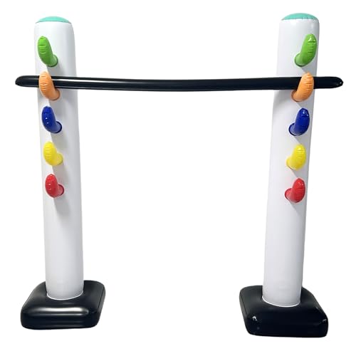 4E's Novelty Inflatable Limbo Game for Kids Adults 62" Luau Party Game, Indoor Outdoor Inflatable Lawn Yard Games, Summer Hawaiian Birthday Activity Carnival Game