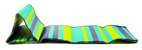 Camco Handy Mat with Strap - Perfect for Picnics, Beaches, RV and Outings - Green/Turquoise - 60" x 78" (42806) - color: Green/Turquoise, size: 5' x 6'6" (Rectangular)