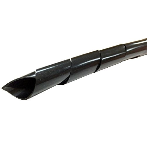 Electriduct 1/4" Spiral Cable Wrap Polyethylene Expandable Abrasion Protector Wire Sleeve - 25 Feet - Green - color: Green, size: 0.25 (1/4) Inch Diameter | 25 Feet
