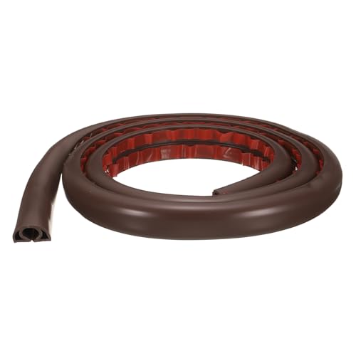 HARFINGTON 4ft Cord Cover Floor W0.3 x H0.3 Inner Channel PVC Hide Extension Cable Floor Wire Hider Wire Covers Protector for Prevent Cable Trips Cables Management, Coffee - color: Coffee, size: W0.3"xH0.3"x4ft